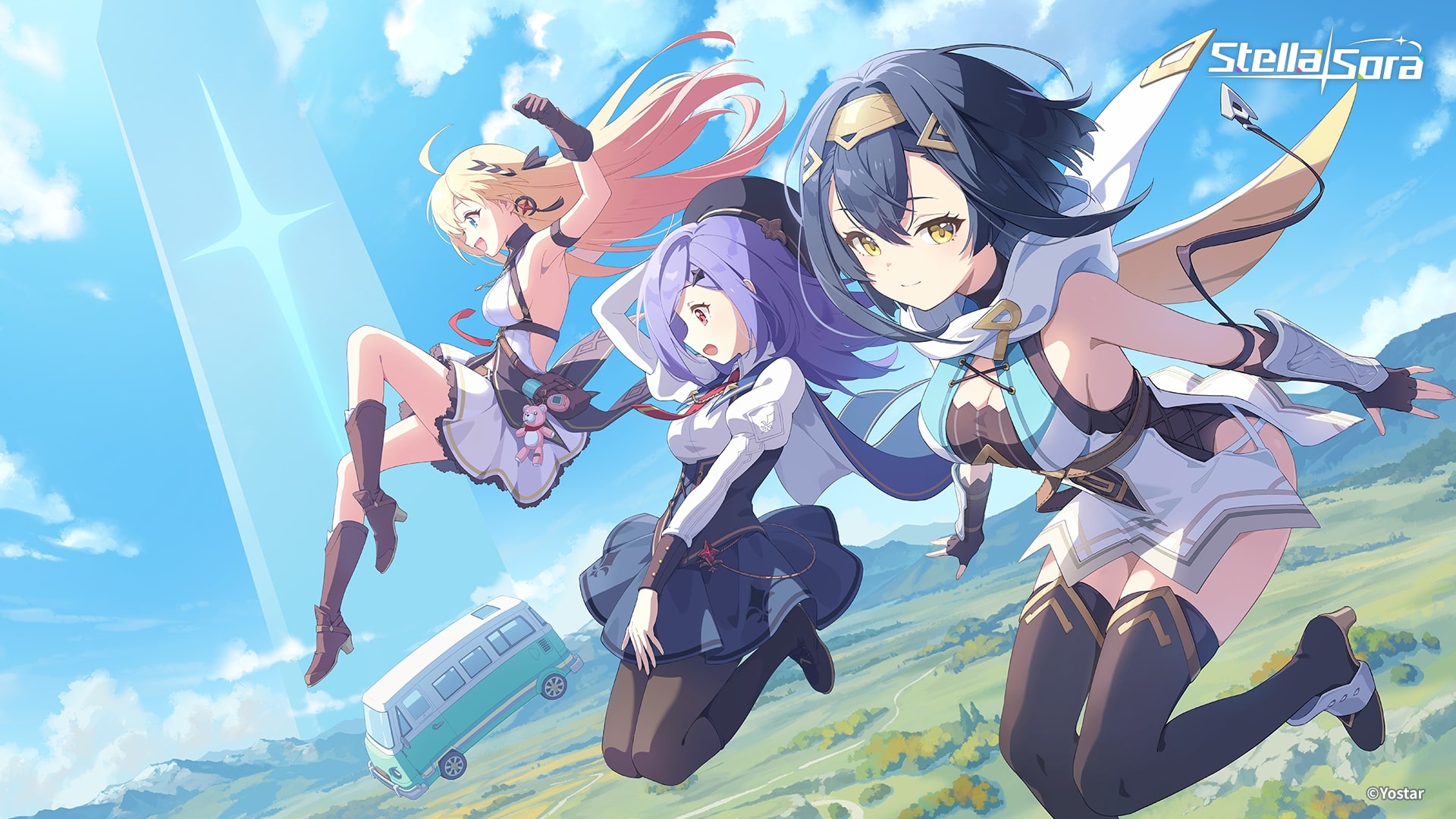 อินเทอร์เฟซการลงทะเบียนล่วงหน้าบนมือถือของเว็บไซต์อย่างเป็นทางการ Stella Sora