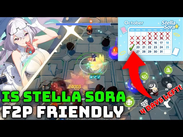 Tampilan karakter terbatas Stella Sora