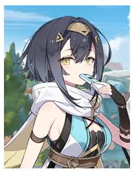 Ilustrasi karakter Amber dari Stella Sora