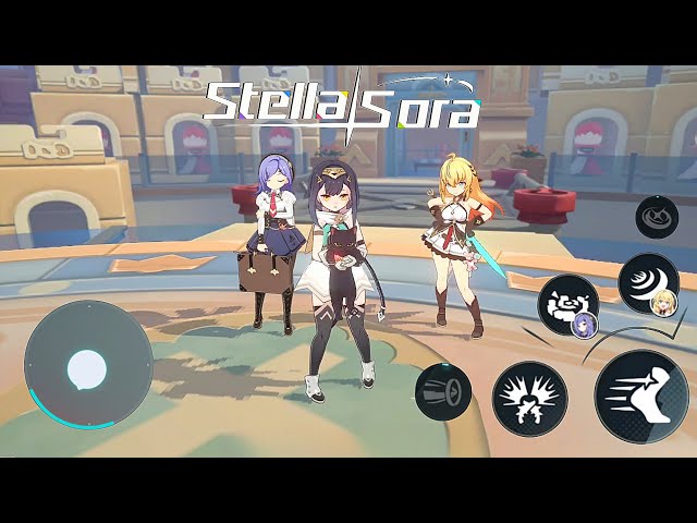ภาพหน้าจอการเล่นเกม Stella Sora