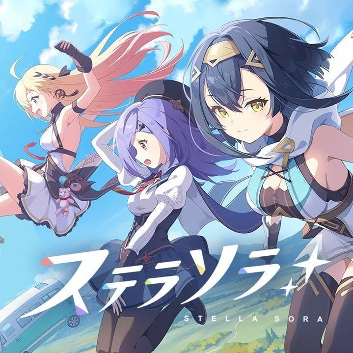 Seni sampul game Stella Sora menampilkan karakter bergaya anime