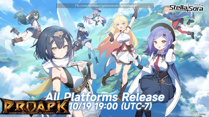 Stella Sora บน iPhone ที่แสดงเกมเพลย์
